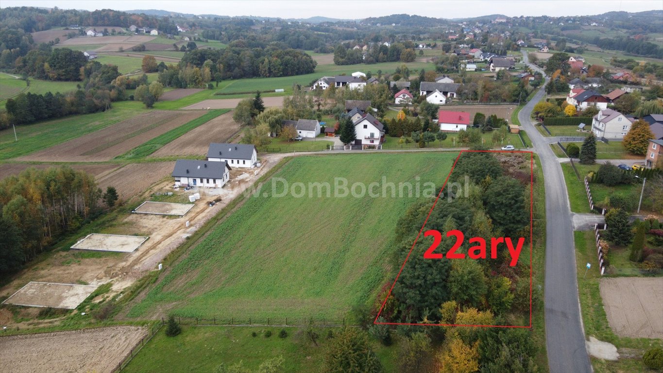 Działka budowlana 2220 m² z mediami, pod dom lub działalność. Bilczyce  2 220m2 Foto 1