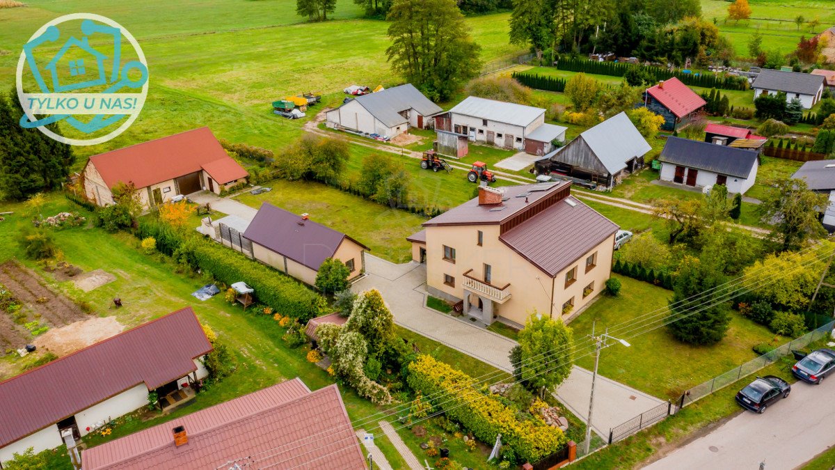 Przestronny dom 182 m2 z garażem, ogrodem i budynkami gospodarczymi Rostołty  182m2 Foto 1