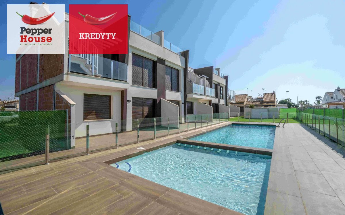 Nowoczesny bungalow 64 m² z prywatnym solarium i basenem Hiszpania, San Pedro del Pinatar, c.belen  64m2 Foto 1