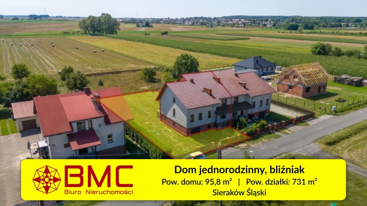 Dom z potencjałem inwestycyjnym - 95 m² w spokojnej okolicy Sieraków Śląski, Długa  222m2 Foto 1