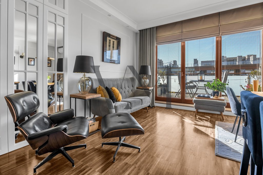 Mieszkanie czteropokojowe  na sprzedaż Warszawa, Wilanów, Miasteczko Wilanów, Sarmacka  94m2 Foto 1