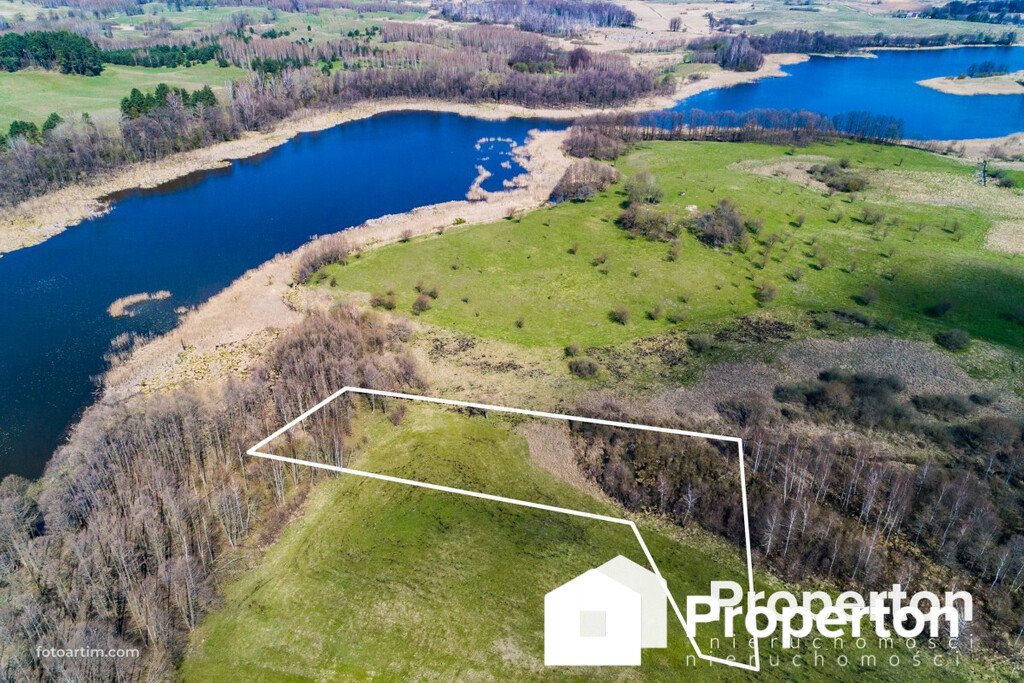 Działka 5251 m² z linią brzegową jeziora Sasek Wielki Dźwierzuty  5 251m2 Foto 1