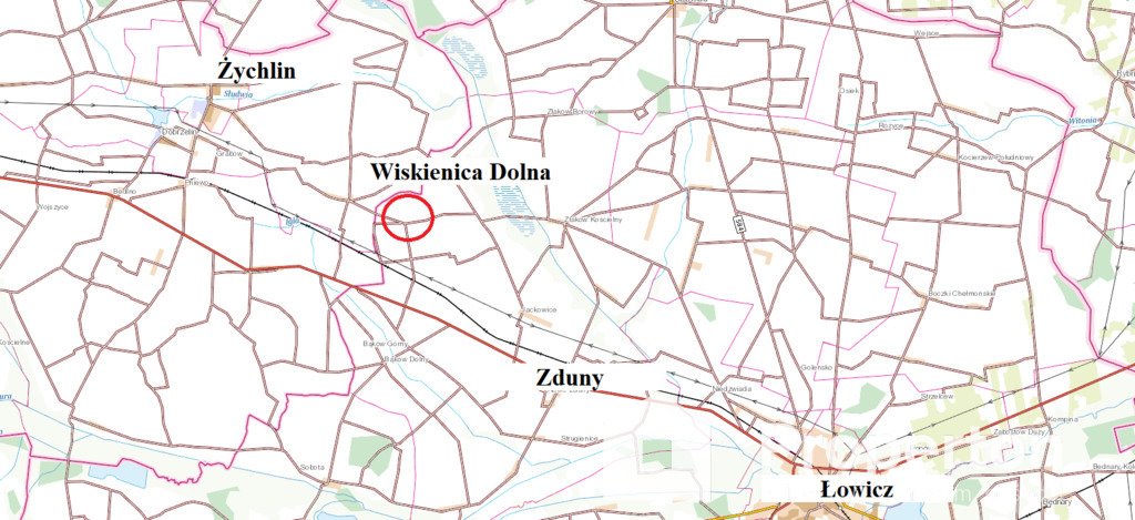 Działka budowlana na sprzedaż Wiskienica Dolna  2 200m2 Foto 2