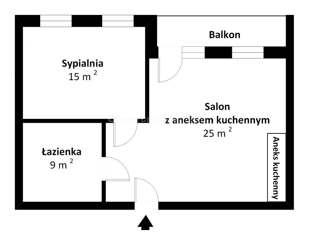 Mieszkanie dwupokojowe na wynajem Gdańsk, Stępkarska  49m2 Foto 11