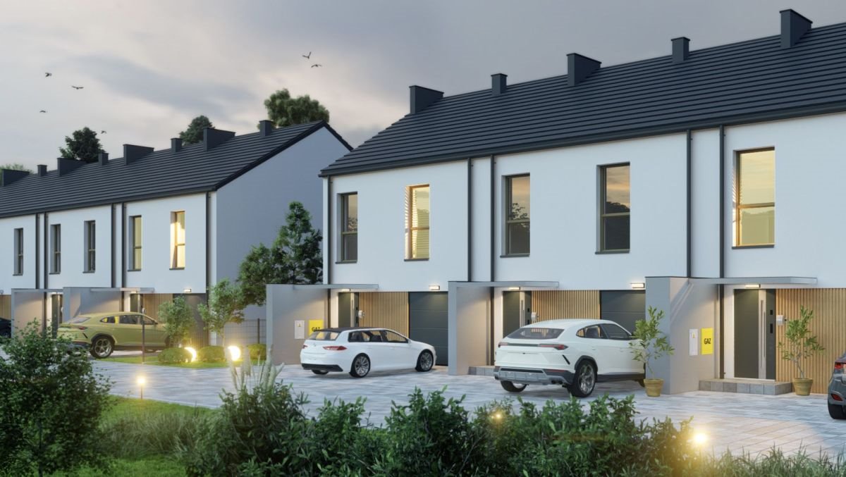 Nowoczesny segment skrajny 114 m2 z garażem w Rzeszowie Rzeszów, Magiczna  114m2 Foto 1