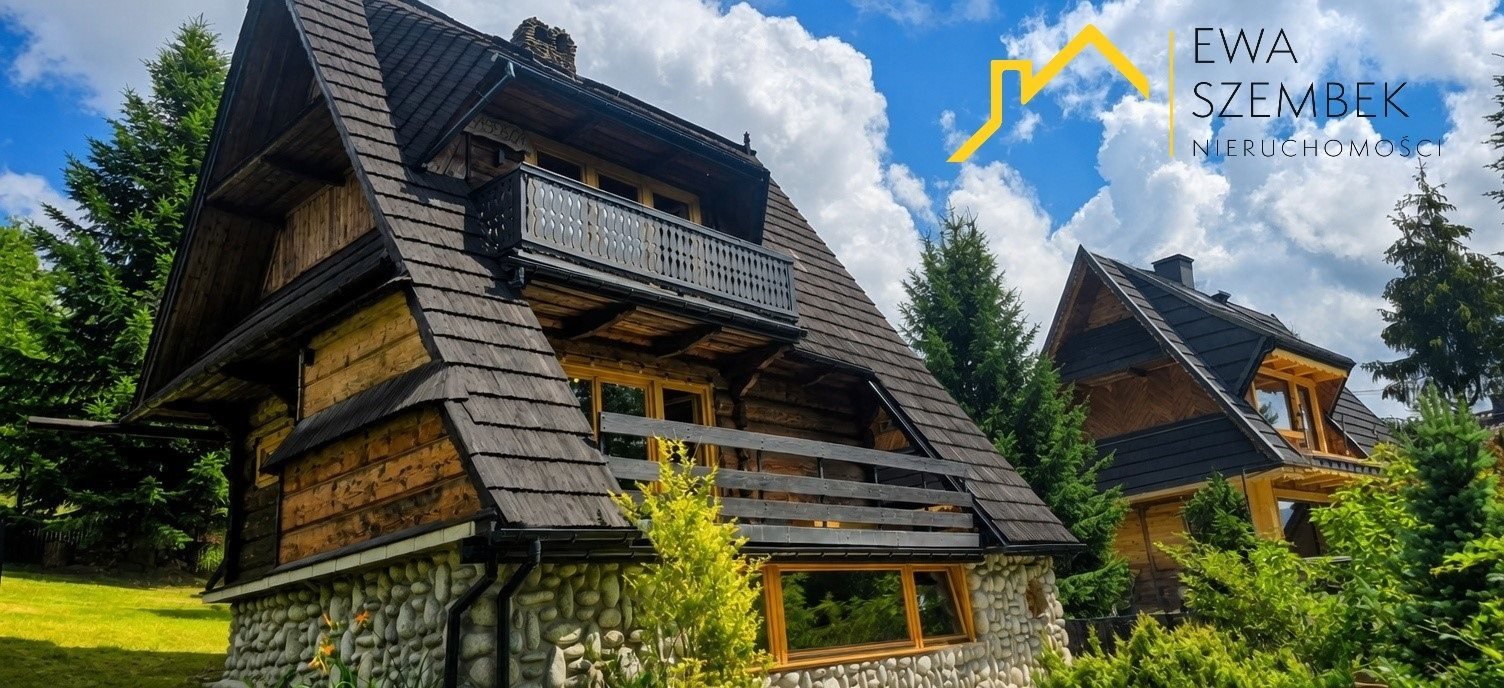 Urokliwy dom z bali w stylu zakopiańskim, 93 m2. Zawoja  93m2 Foto 1