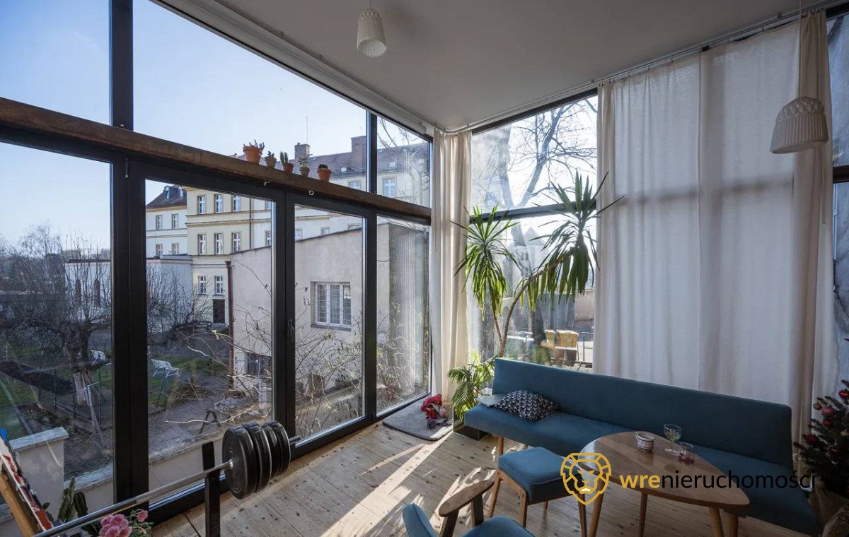 Unikatowe 40,4 m² na Ostrowie Tumskim z jasną strefą dzienną Wrocław  40m2 Foto 1