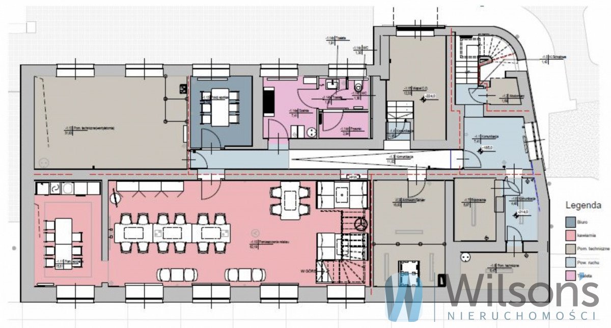 Lokal użytkowy na wynajem Warszawa, Mokotów, Jarosława Dąbrowskiego  864m2 Foto 12