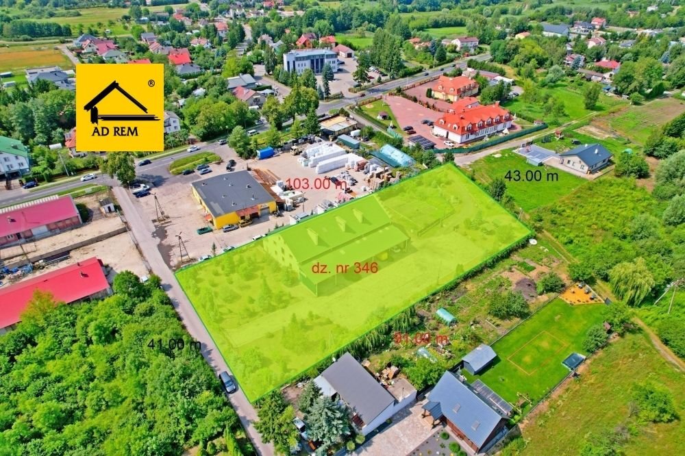 Działka inwestycyjna 4 435 m² z budynkiem i mediami Pokrówka, Pokrówka ul. Gminna 23  4 435m2 Foto 1