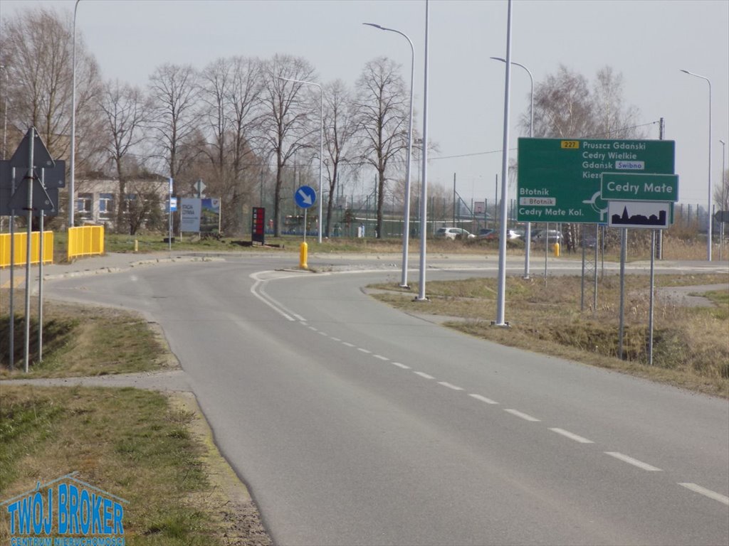 Działka 3,88 ha pod inwestycję, dojazd asfaltowy Cedry Małe, Gdańska  38 870m2 Foto 1