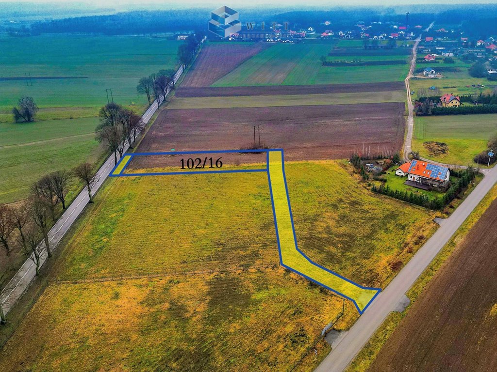 Ostatnia działka budowlana w Filice – 1318 m², dostęp do drogi Filice  1 320m2 Foto 1