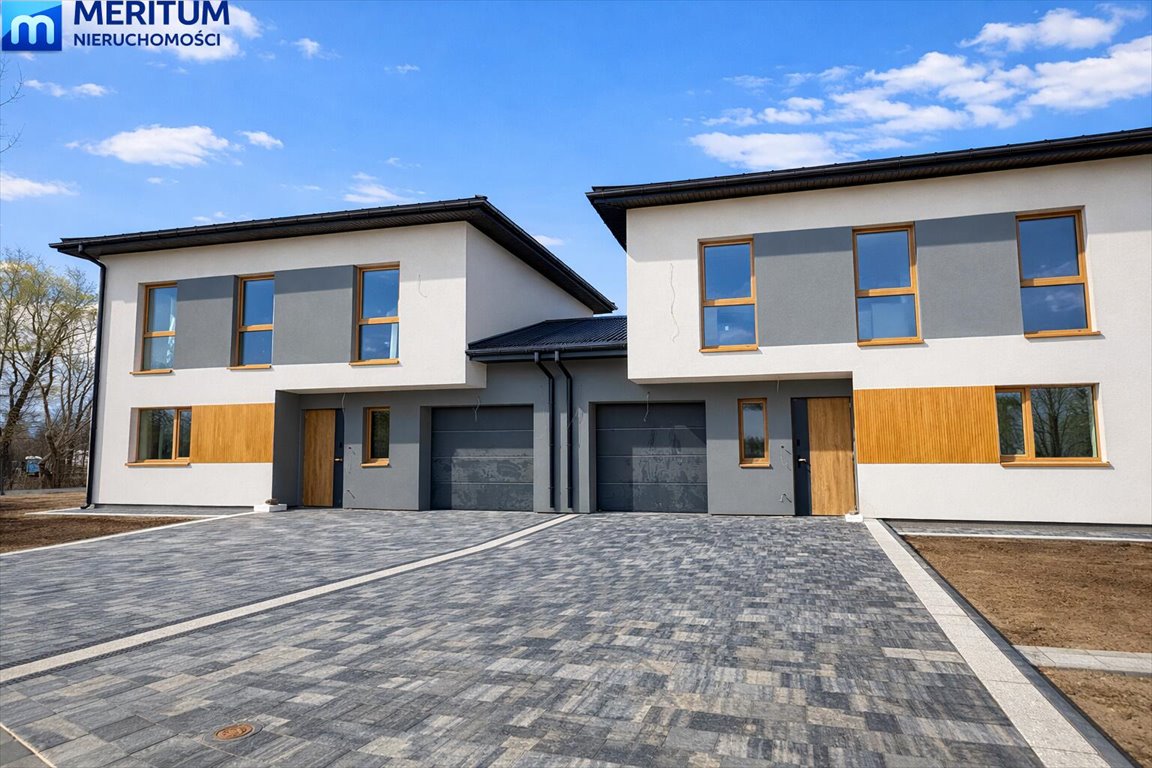 Do sprzedania nowoczesny bliźniak 132 m2 z garażem w Budy Grzybek Budy-Grzybek  132m2 Foto 1
