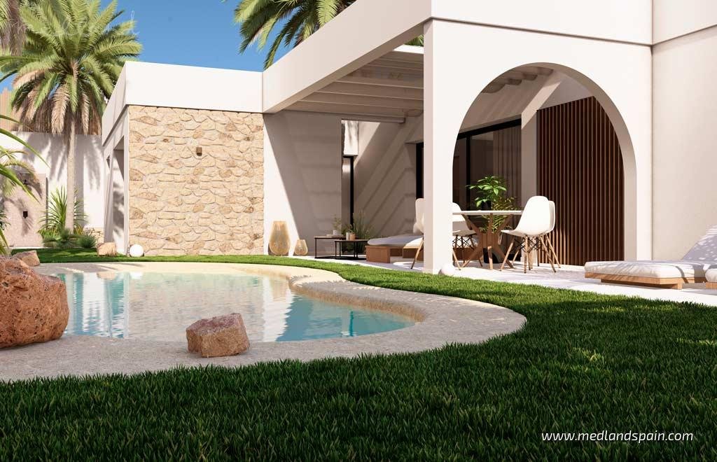 Nowoczesna villa z basenem i 3 sypialniami w Murcia Hiszpania, Murcja  153m2 Foto 1