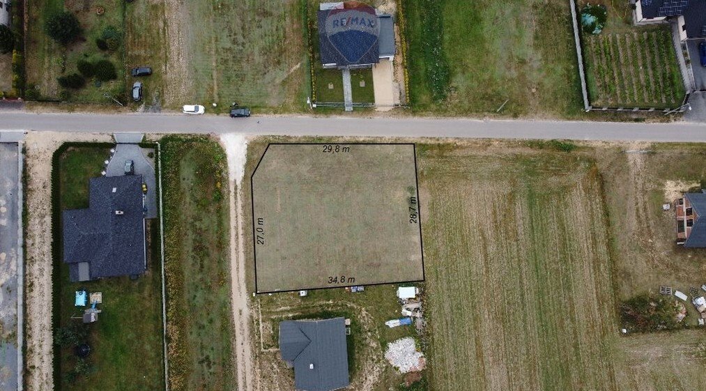 Działka budowlana 1040 m² przy ul. Nowej z mediami Grodzisko, Nowa  1 040m2 Foto 1
