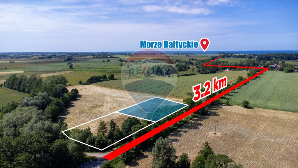 Do sprzedania malownicza działka 0,375 ha w Kiszkowie z warunkami zabudowy Kiszkowo  3 748m2 Foto 1