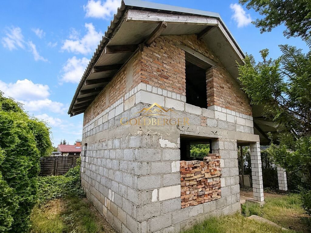 Działka 300m² z domem w stanie surowym w Poznaniu. Poznań, Wichrowa  300m2 Foto 1