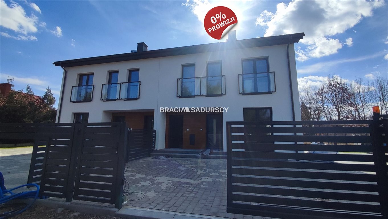 Nowoczesny bliźniak z ogródkiem i tarasem, stan deweloperski Borek Szlachecki, Borek Szlachecki, Długa  55m2 Foto 1