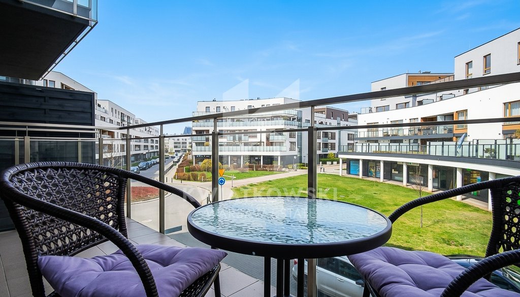 Zapraszam do wynajmu 76 m² apartamentu w Wilanowie z balkonem i garażem Warszawa, Wilanów, Sarmacka  76m2 Foto 1