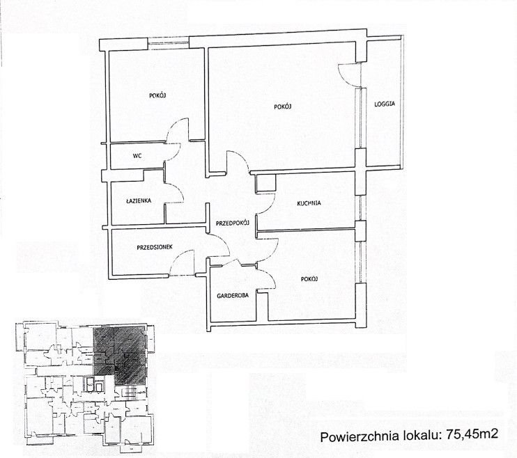 Mieszkanie trzypokojowe na sprzedaż Warszawa, Bielany, Hansa Christiana Andersena  75m2 Foto 9