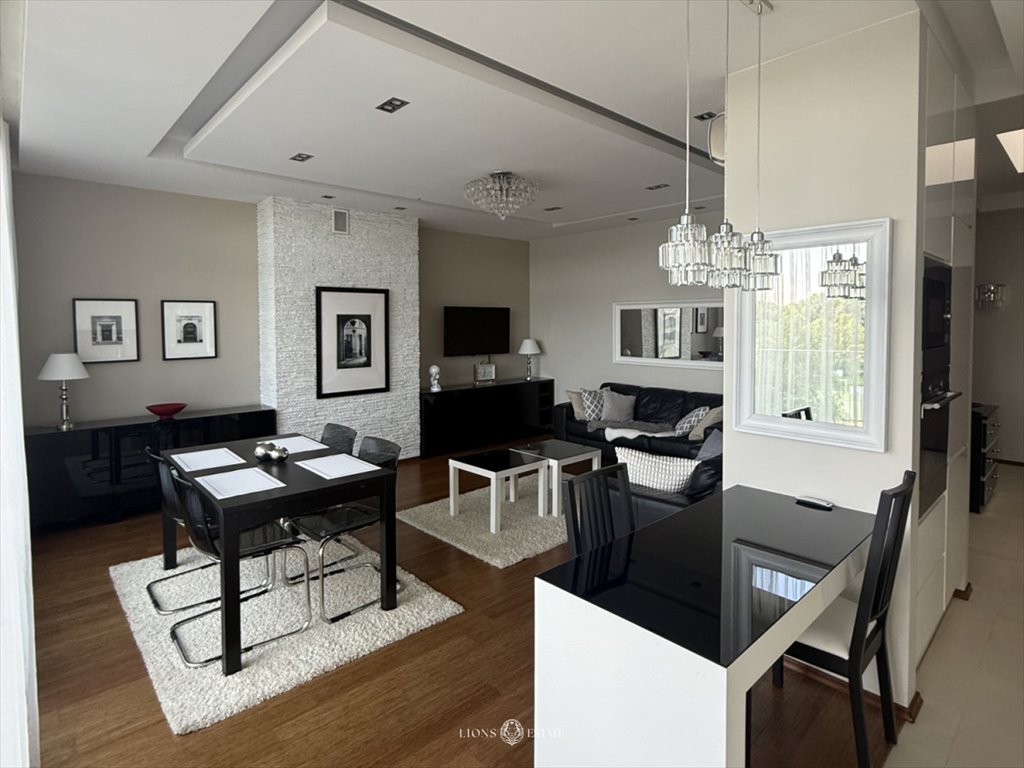 Zapraszam do wynajmu luksusowego apartamentu 3 pok. z dużymi przeszkleniami Warszawa, Wilanów Błonia Wilanowskie, Franciszka Klimczaka  100m2 Foto 1