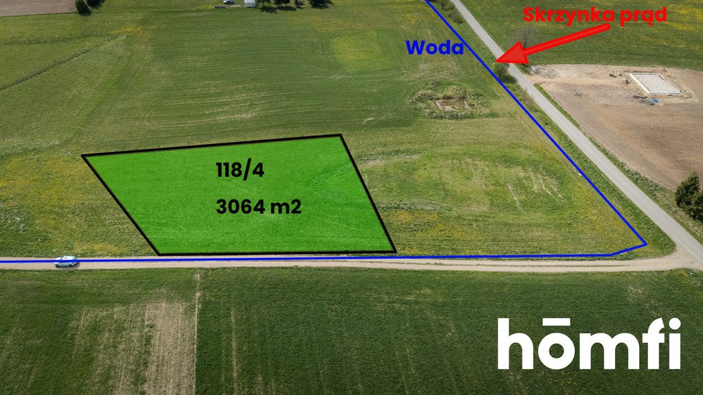 Działka 3064 m2 z widokiem na lasy i dostępem do jeziora Blanki  3 064m2 Foto 1
