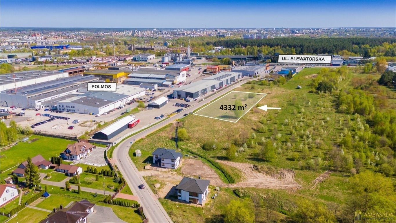 Działka inwestycyjna na sprzedaż Białystok, Starosielce, Elewatorska  4 332m2 Foto 1