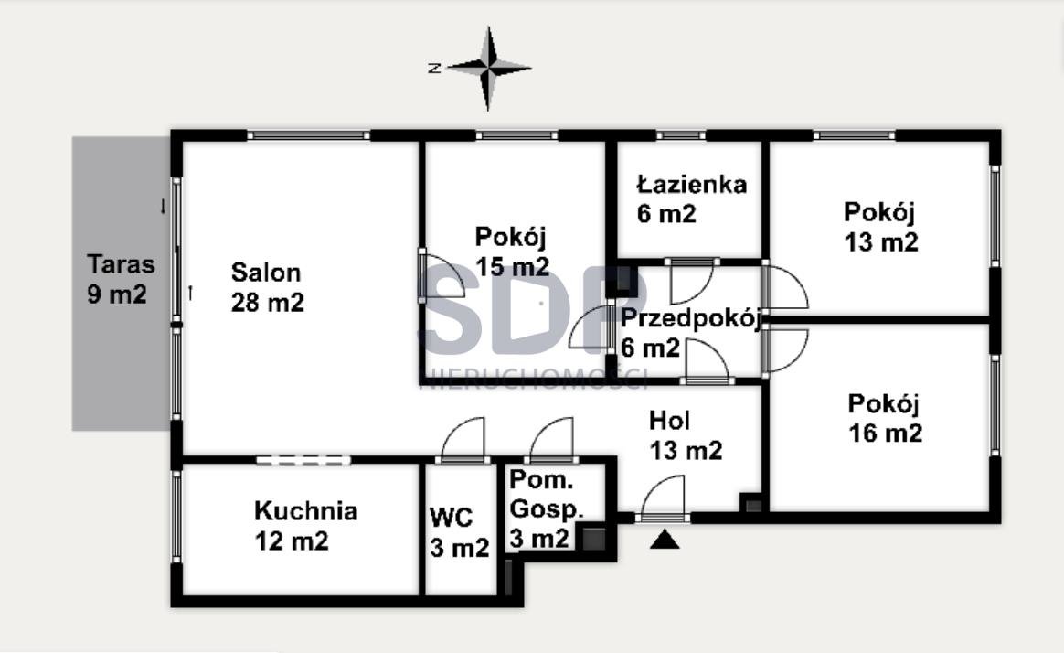 Mieszkanie czteropokojowe  na sprzedaż Wrocław, Krzyki, Księże Małe, Opolska  118m2 Foto 2