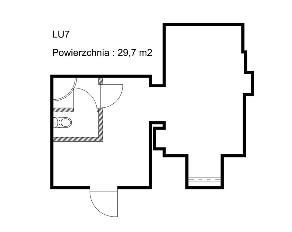 Lokal użytkowy na wynajem Kraków, Krowodrza, Stanisława Konarskiego  30m2 Foto 3