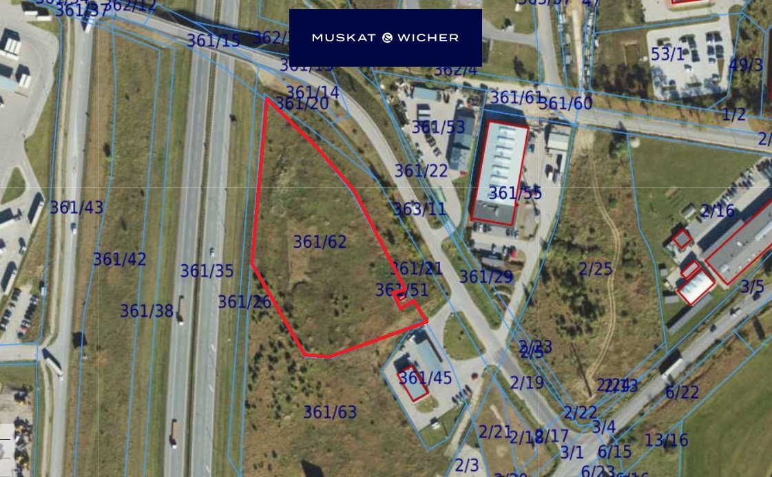 Na sprzedaż działka 9082 m² pod przemysł i usługi w Rusocinie Rusocin  9 082m2 Foto 1