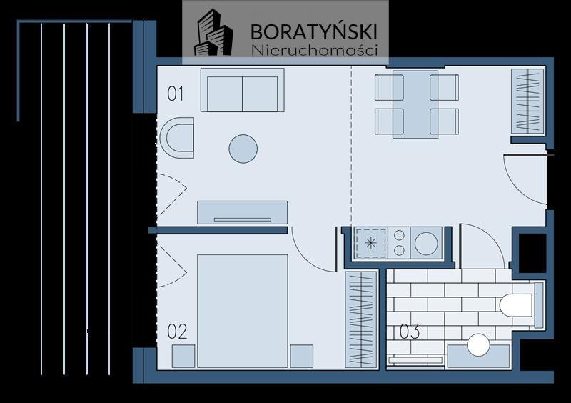 Mieszkanie dwupokojowe na sprzedaż Ustronie Morskie, Górna  36m2 Foto 2