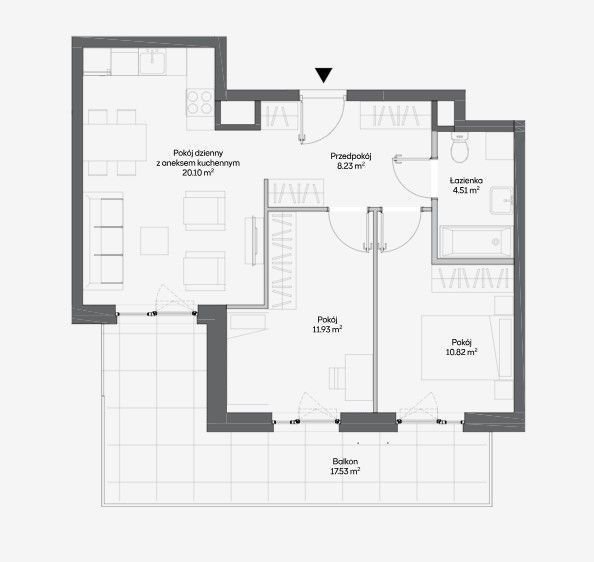 Mieszkanie trzypokojowe na sprzedaż Warszawa, Włochy, Raków, Fajansowa  56m2 Foto 1