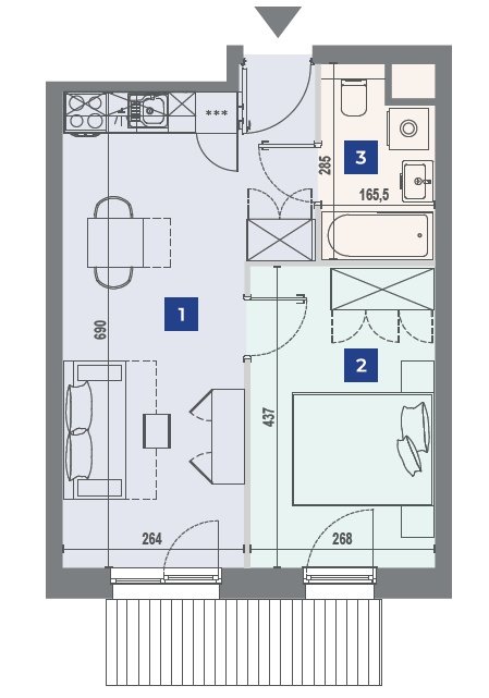 Mieszkanie dwupokojowe na wynajem Wrocław, Fabryczna, Na Ostatnim Groszu /1 piętro  37m2 Foto 2