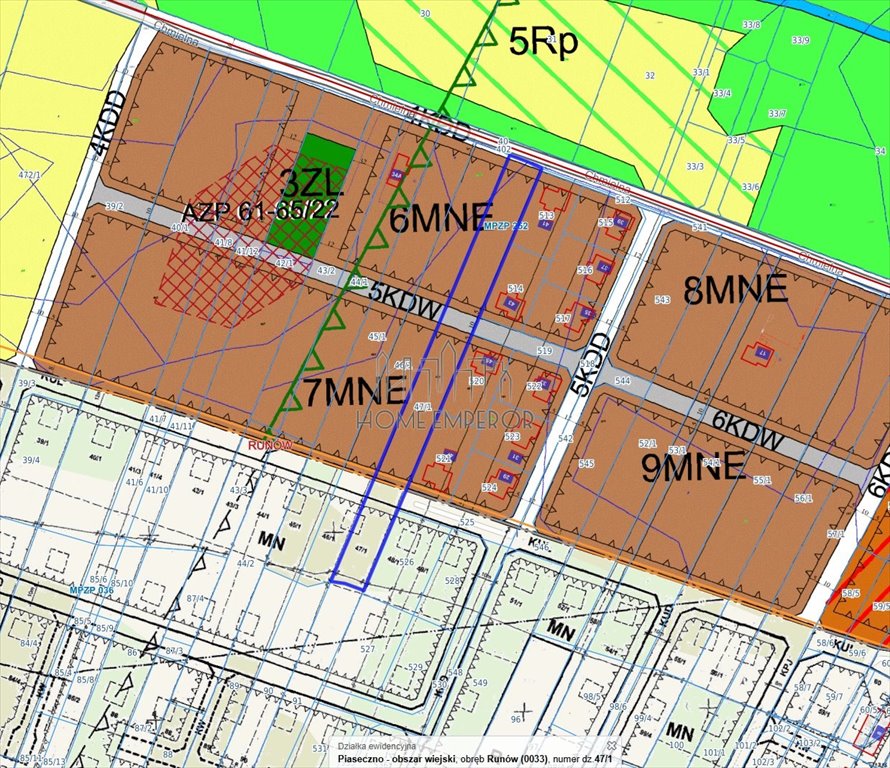 Działka budowlana na sprzedaż Runów, Chmielna  4 667m2 Foto 1