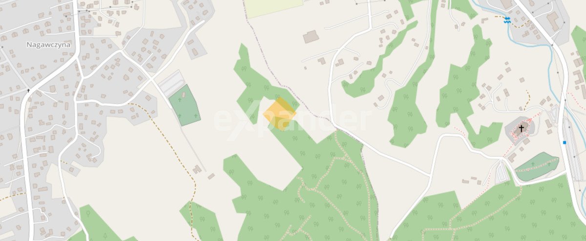 Działka budowlana na sprzedaż Nagawczyna  60m2 Foto 1