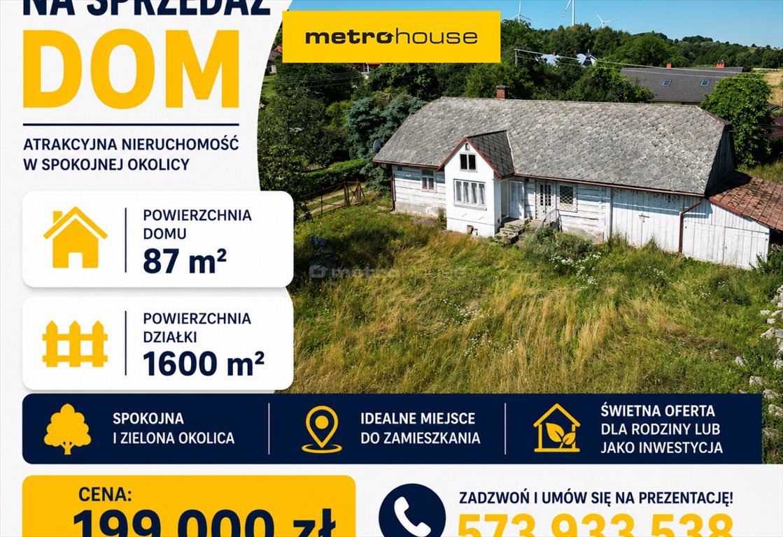 Zapraszam do obejrzenia domu z bala 87 m² na działce 16 arów Zmysłówka  87m2 Foto 1