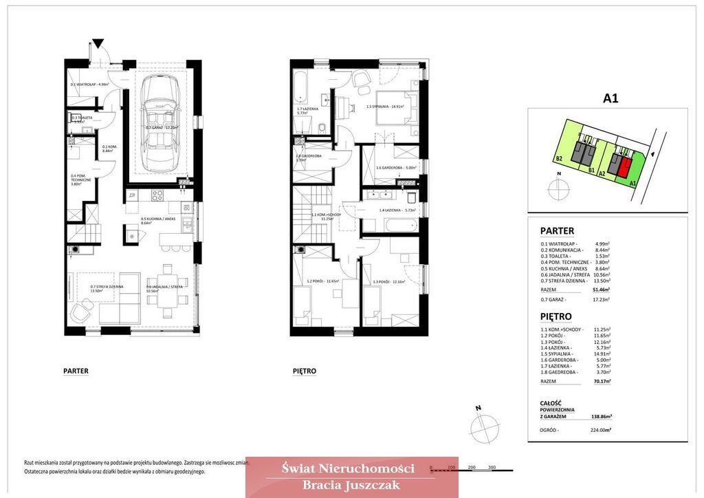 Do sprzedania nowoczesny dom z ogrodem 224 m² w Lutyni Lutynia  140m2 Foto 1