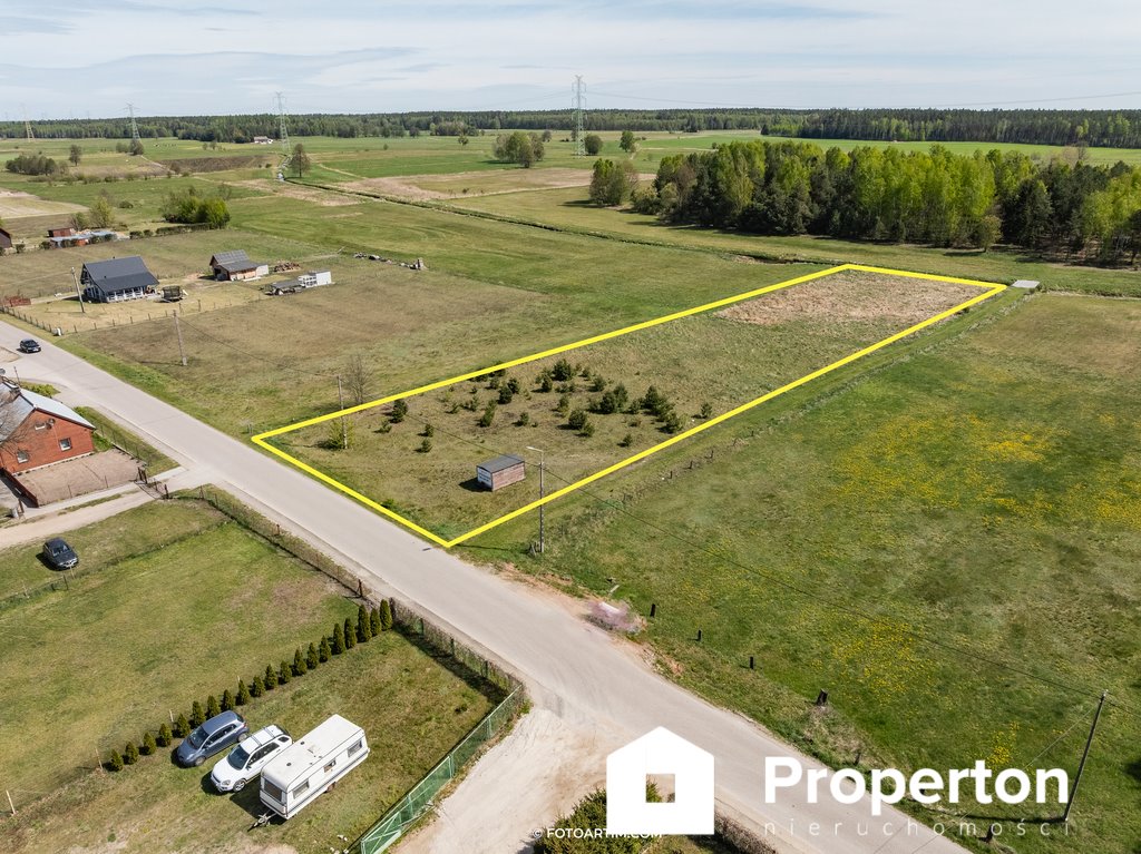 Działka rolno-budowlana 4700 m² z mediami i widokiem na las Małdaniec  4 700m2 Foto 1