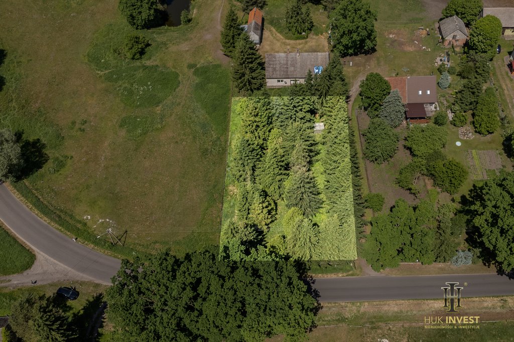 Działka 1787 m² z planem pod dom w Ługi Ujskie Ługi Ujskie  1 787m2 Foto 1