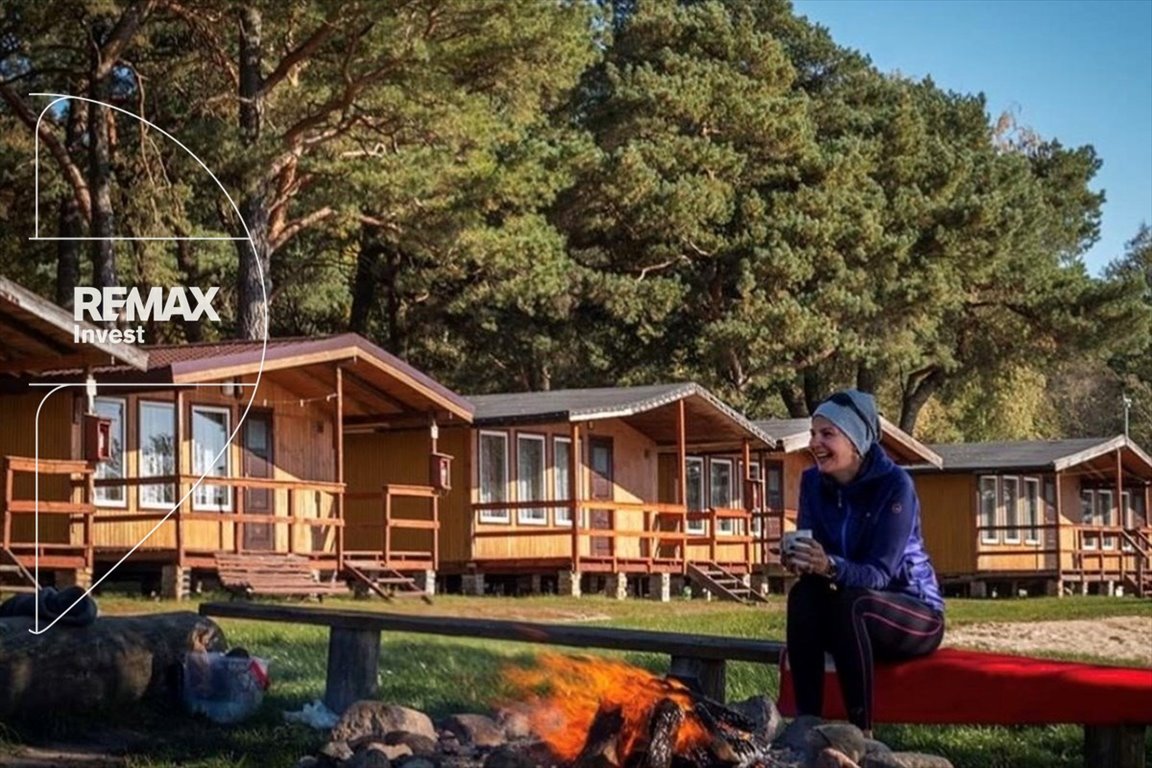 Urokliwy domek na Mazurach z tarasem nad Jeziorem Święcajty. Węgorzewo, Leśna  53m2 Foto 1