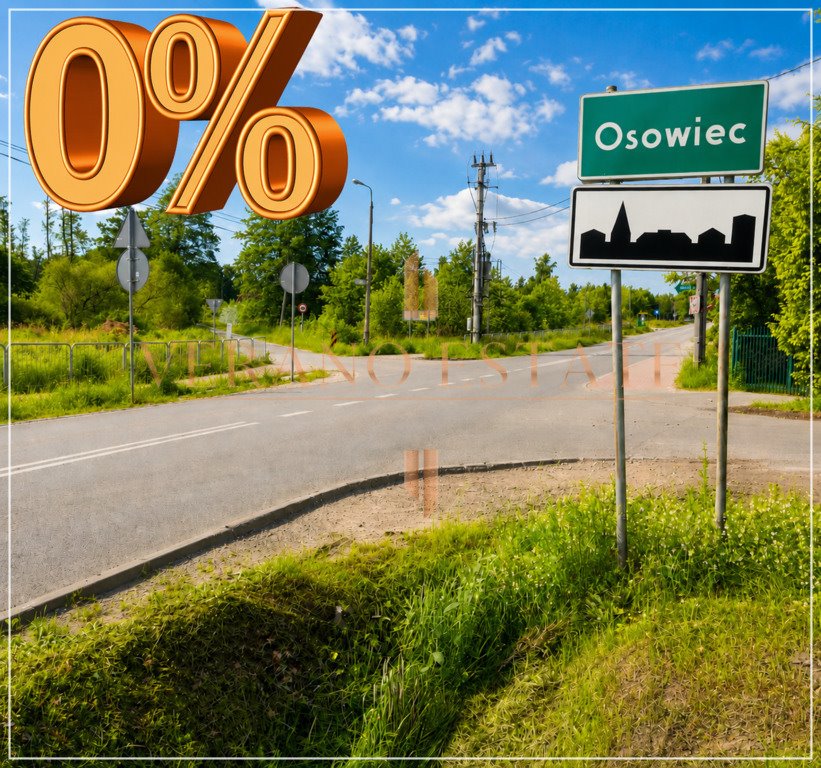 Do sprzedania działka 1243 m² w Osowcu z lasem i stawem Osowiec  1 243m2 Foto 1