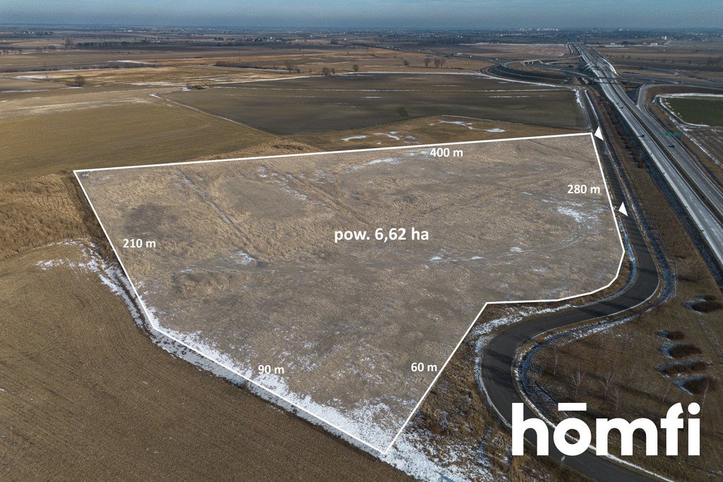 Działka inwestycyjna 66 tys. m² przy S5 i drodze 194 Woźniki  66 214m2 Foto 1