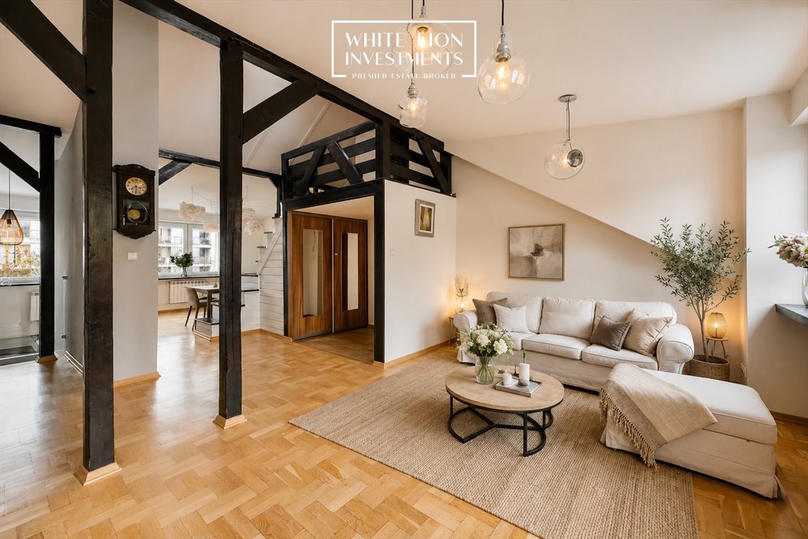 Loft 4/5 pok. 129 m² - antresole i wysokie sufity Warszawa, Mokotów, Obrzeżna  117m2 Foto 1