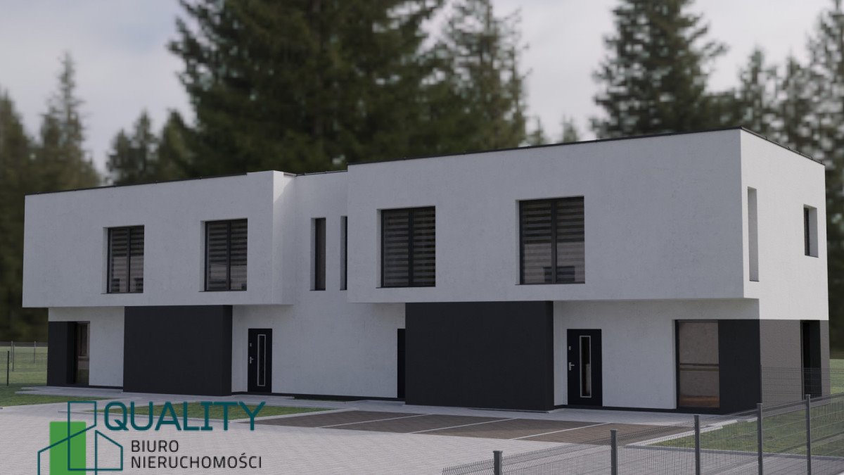 Nowoczesny dom szeregowy 84 m² z ogródkiem i parkingiem Słonawy  84m2 Foto 1