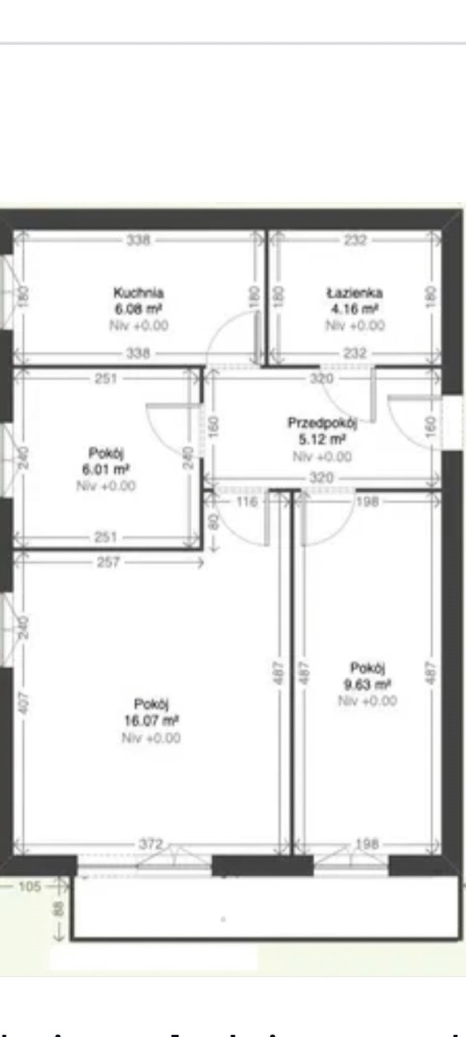 Mieszkanie trzypokojowe na sprzedaż Poznań, Grunwald, Macieja Palacza  48m2 Foto 3