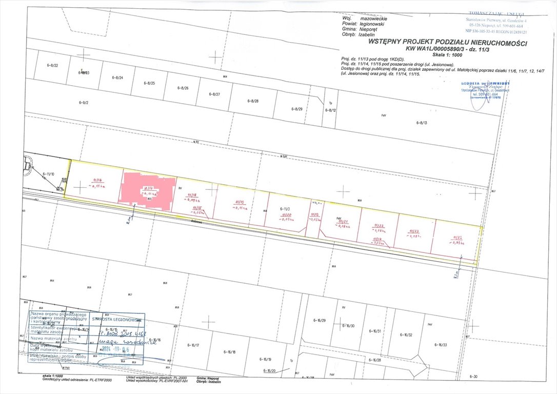 Działka budowlana na sprzedaż Izabelin  1 100m2 Foto 3