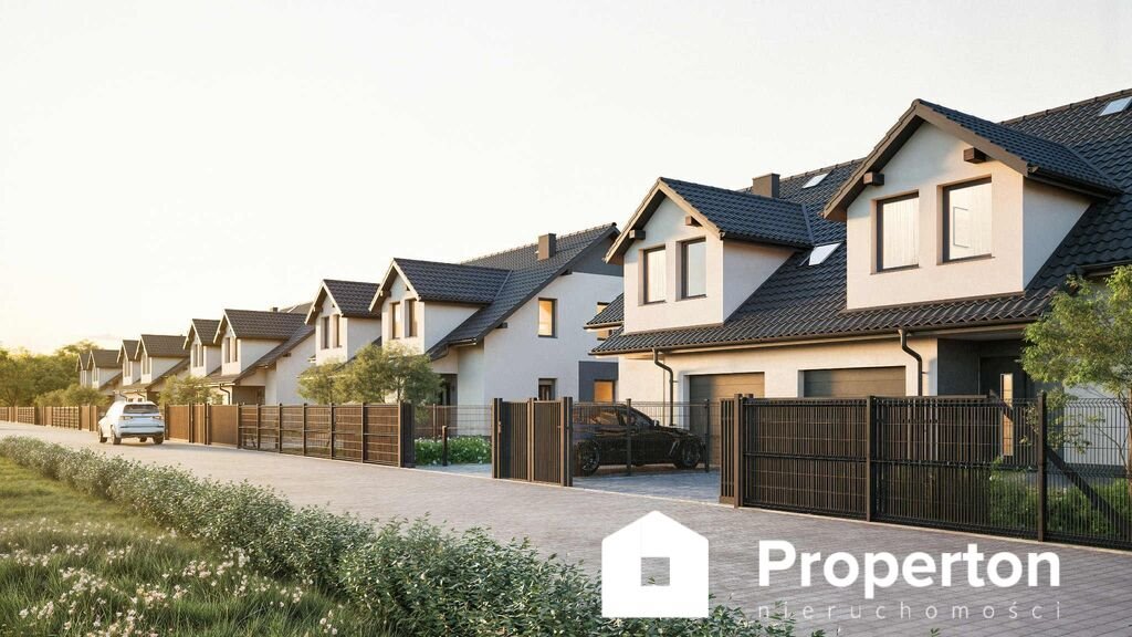 Nowoczesny dom bliźniak z garażem i ogrodem w Przeginia Duchowna Przeginia Duchowna, Rubinowa  131m2 Foto 1