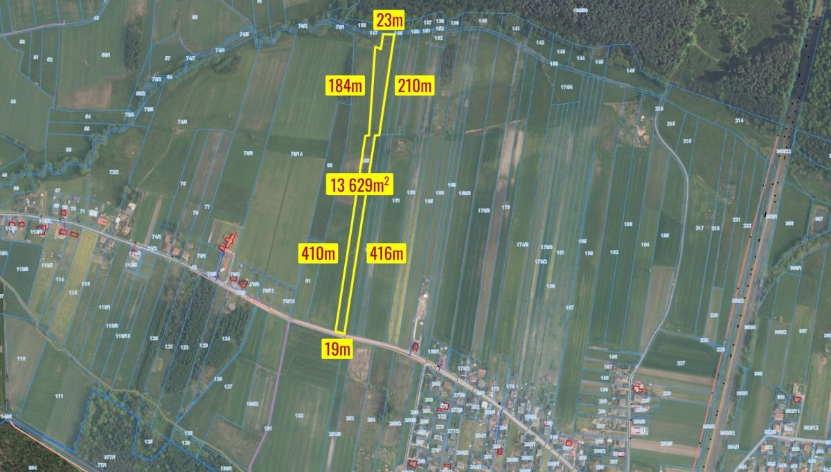 Działka rolna na sprzedaż Strzebiń, Kościuszki  13 560m2 Foto 2