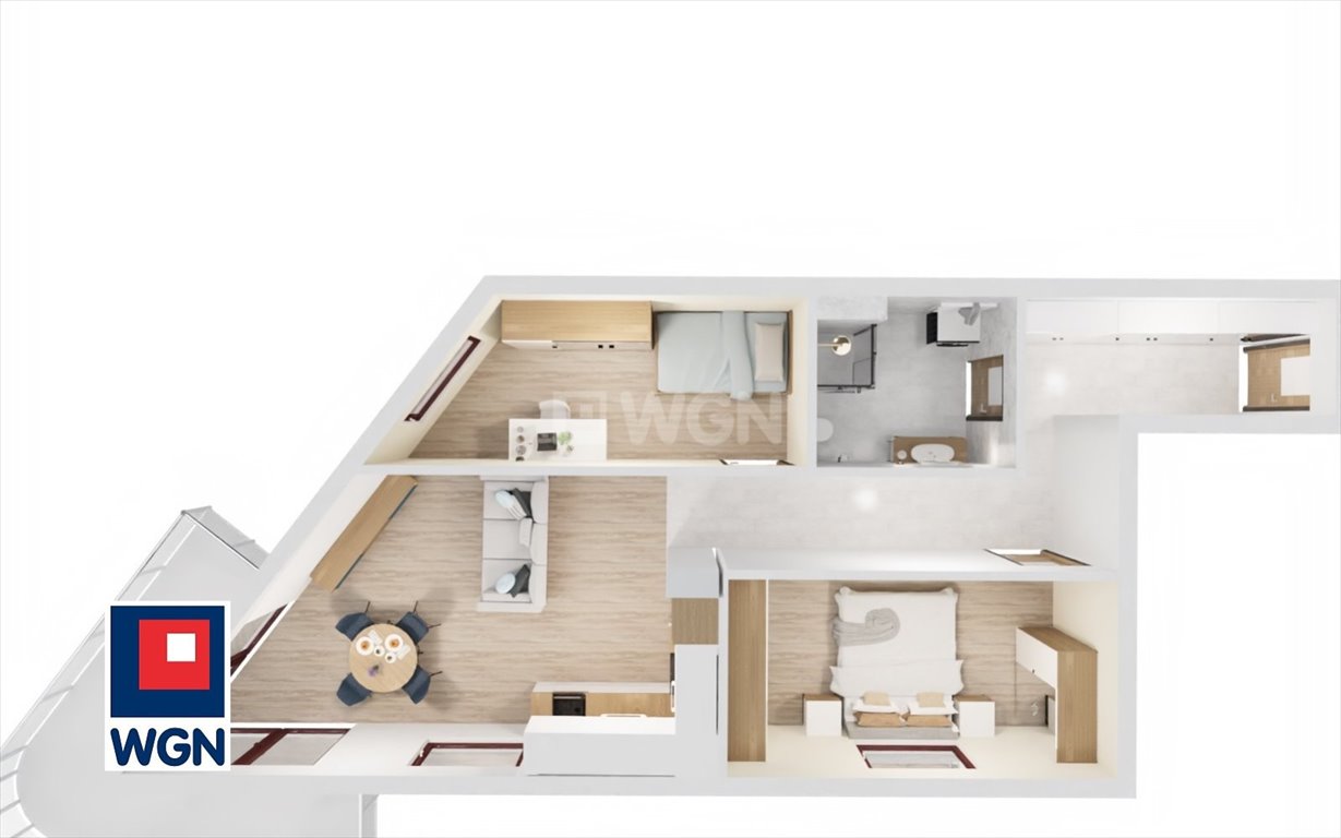 Mieszkanie dwupokojowe na sprzedaż Brodnica, Apartamenty Matejki, Witosa  65m2 Foto 1