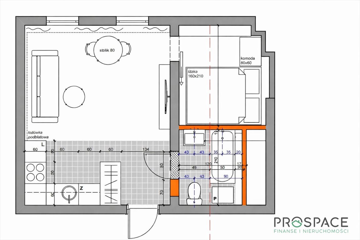 Mieszkanie do remontu w centrum Nowej Soli z dużym potencjałem Nowa Sól, Marszałka Józefa Piłsudskiego  26m2 Foto 1