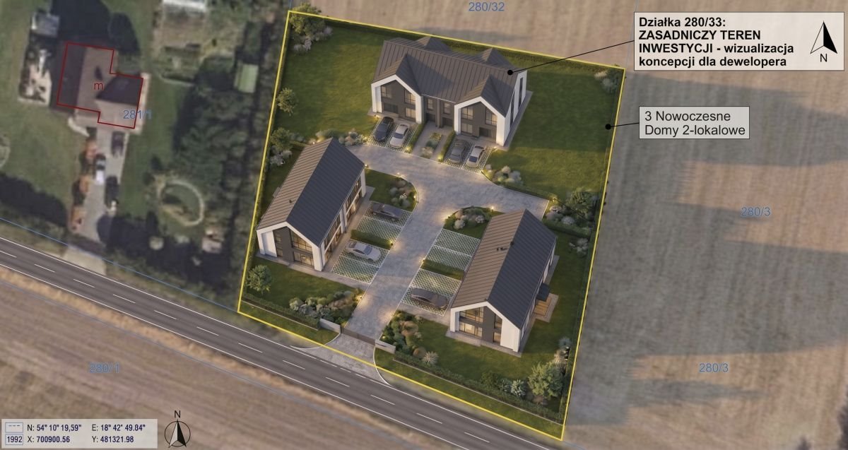 Zapraszam do zakupu działki 3 250 m² pod zabudowę w Pszczółkach Pszczółki, Polna  3 250m2 Foto 1